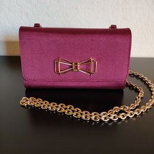 Ted Baker Bow-Accented Flap Clutch